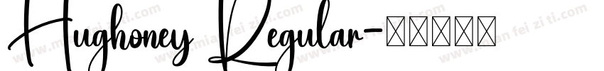 Hughoney Regular字体转换
